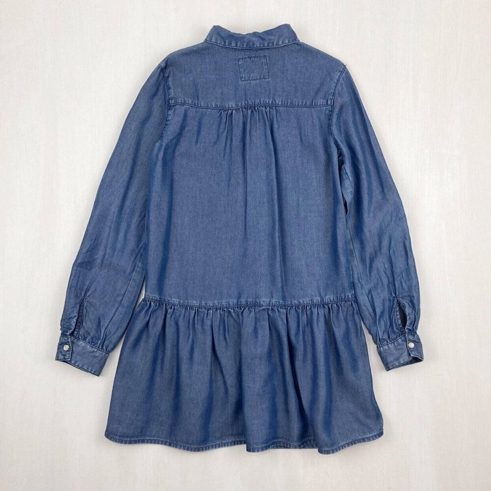 Mayoral Jeans Lace Trimmed Denim Dress - Picture 7 of 10